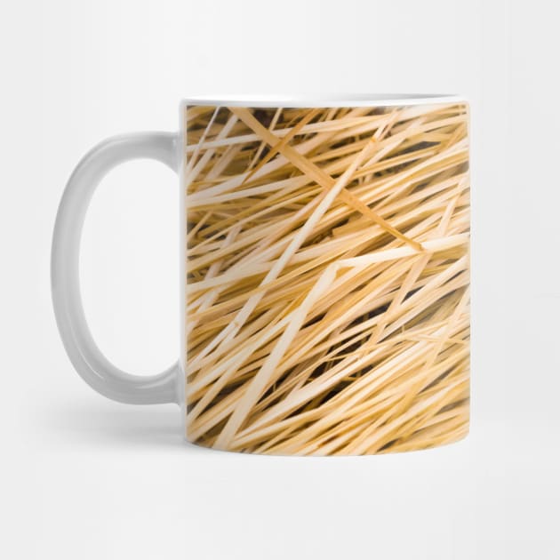 Dried yellow grass by textural